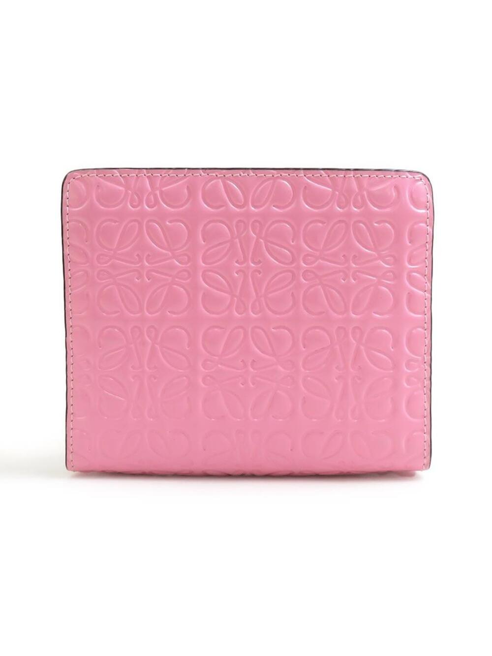 Auth Loewe Anagram Bifold Wallet Pink #338018L29B - Picture 2 of 8